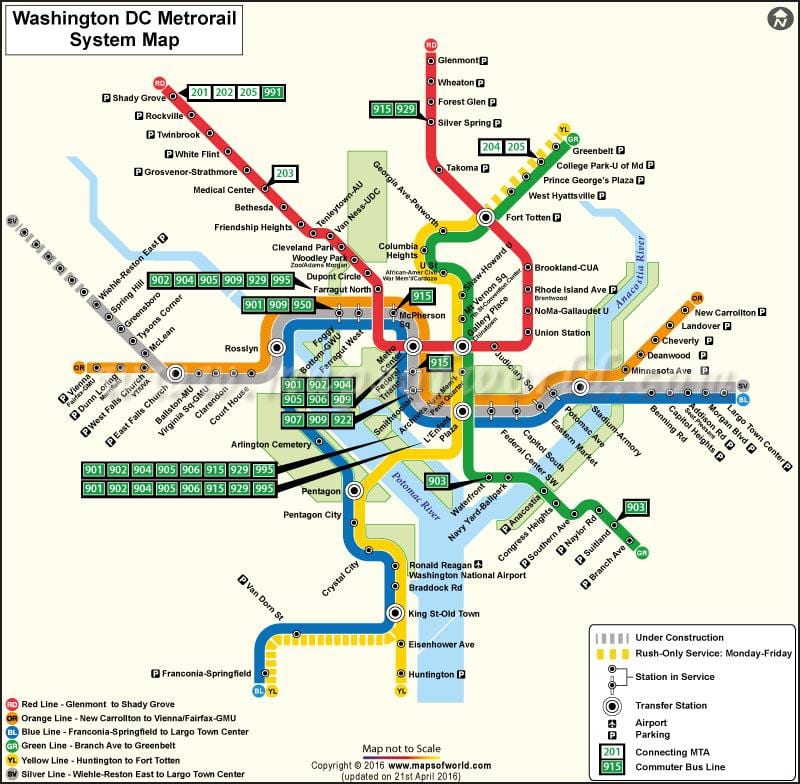 washington dc bèn kat jeyografik