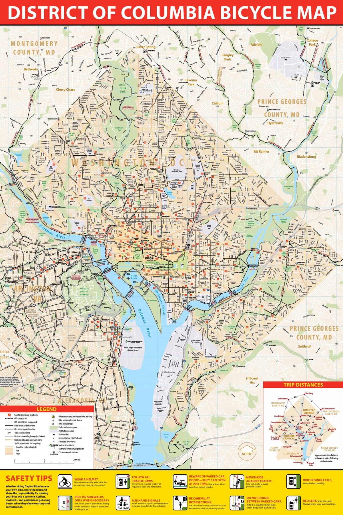 washington dc bisiklèt kat jeyografik