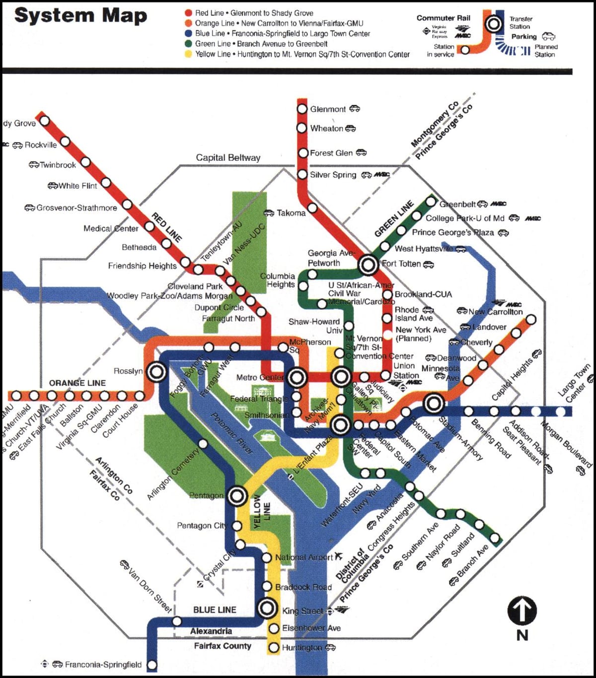 washington dc metro tren kat jeyografik