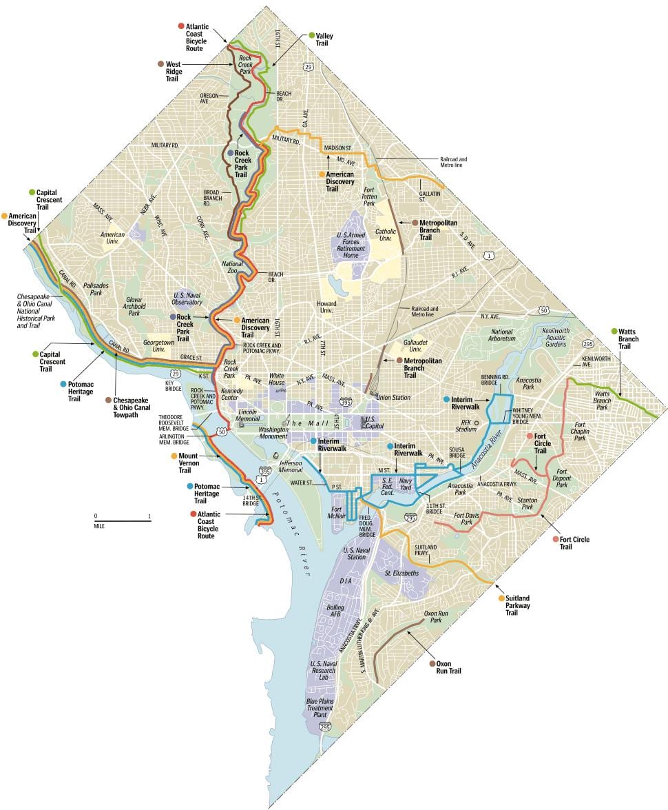 kat jeyografik nan washington dc bisiklèt