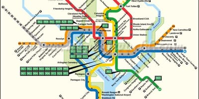 Washington dc bèn kat jeyografik