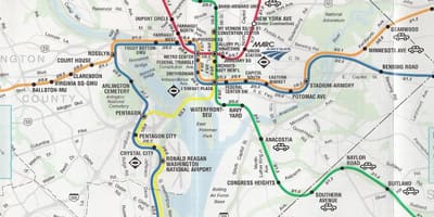 Washington dc kat jeyografik ak angletè a sispann