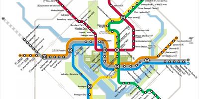 Washington dc metro kat jeyografik ajan liy