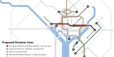 Washington dc strèetar kat jeyografik