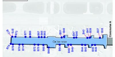 Kat jeyografik nan dulles tèminal b a