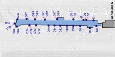 Kat jeyografik nan dulles tèminal d