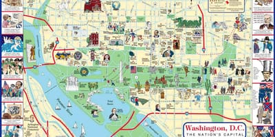 Kat jeyografik nan dc zòn atraksyon