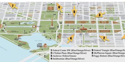 Washington dc nasyonal sant komèsyal kat jeyografik
